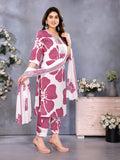 Maroon Printed Kurta Set — front view — pure cotton ethnic wear women