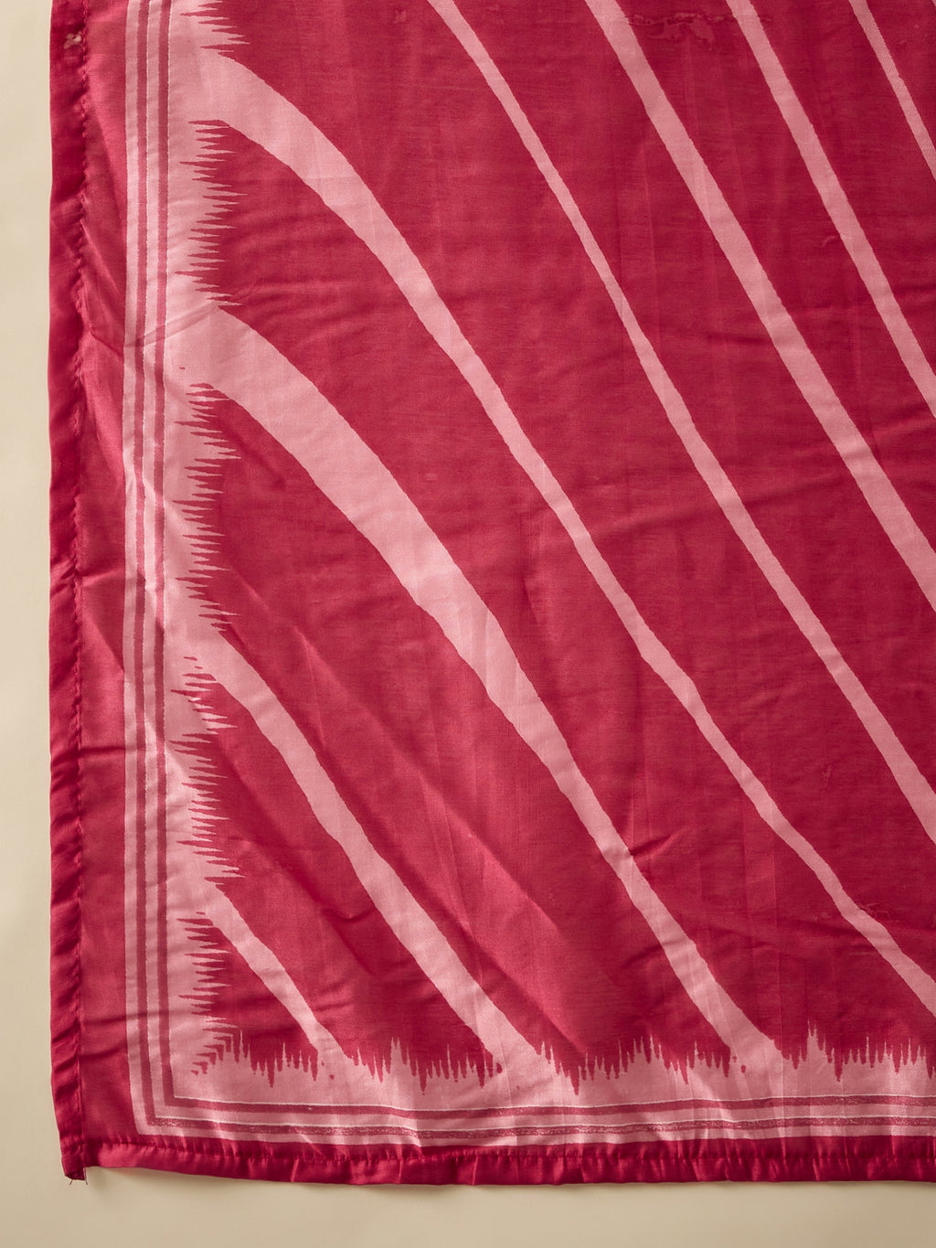 Pink Silk Blend Embroidered Kurta Set — full length casual look — Pink — Banwaree