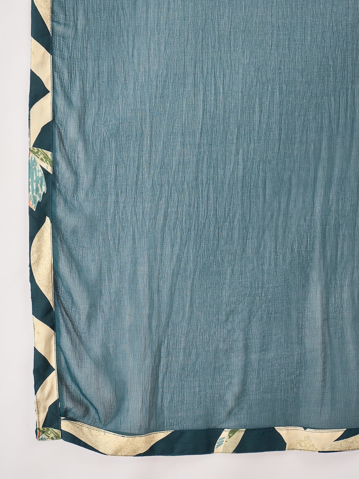 Blue Pure Cotton Festive Kurta Set — full length everyday look — Blue — Banwaree