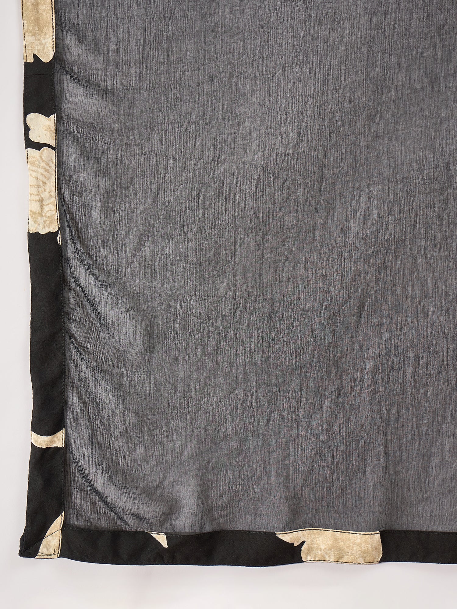 Black Printed Kurta Set — full length everyday look — Black — Banwaree